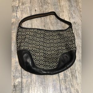 Coach signature shoulder bag